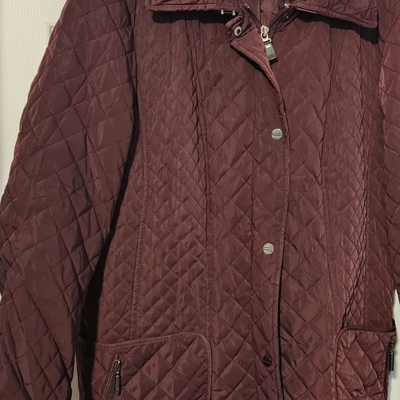 Calvin Klein quilted jacket with hood XL - Picture 3 of 6